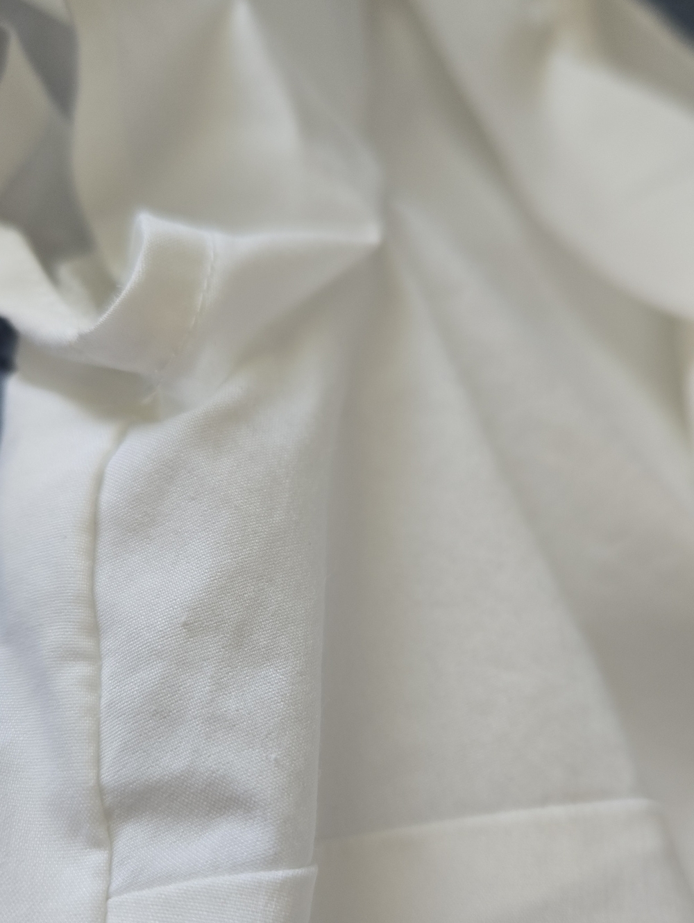 LOFT White Ruffle Front Button-Down Top - Picture 13 of 13